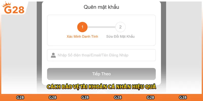 Cách bảo vệ tài khoản cá nhân hiệu quả