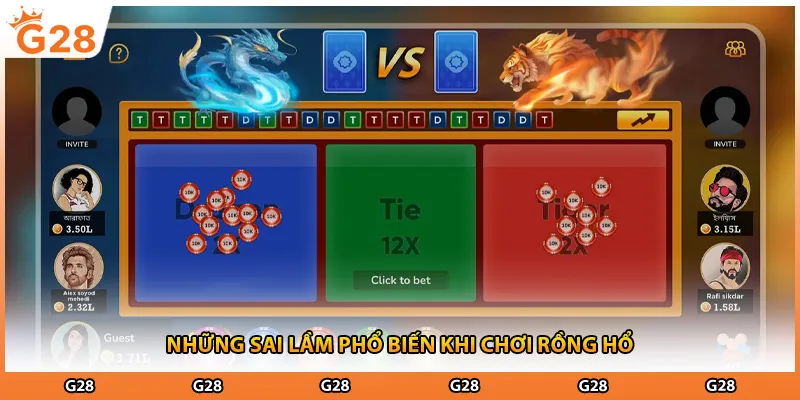 Những sai lầm phổ biến khi chơi rồng hổ