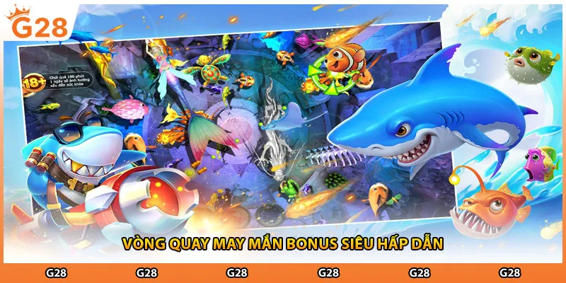 Vòng quay may mắn bonus siêu hấp dẫn